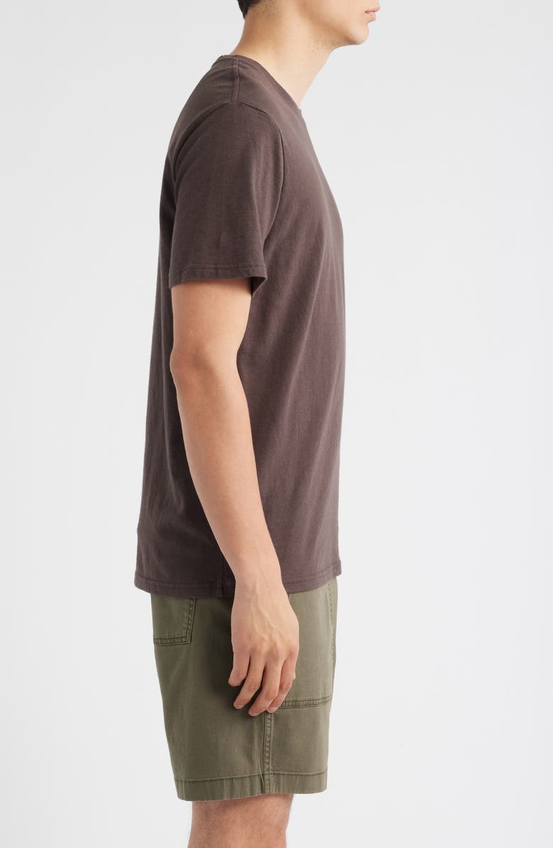 Treasure & Bond Lived In Slub Jersey Crewneck T-Shirt, Alternate, color, Brown Seal