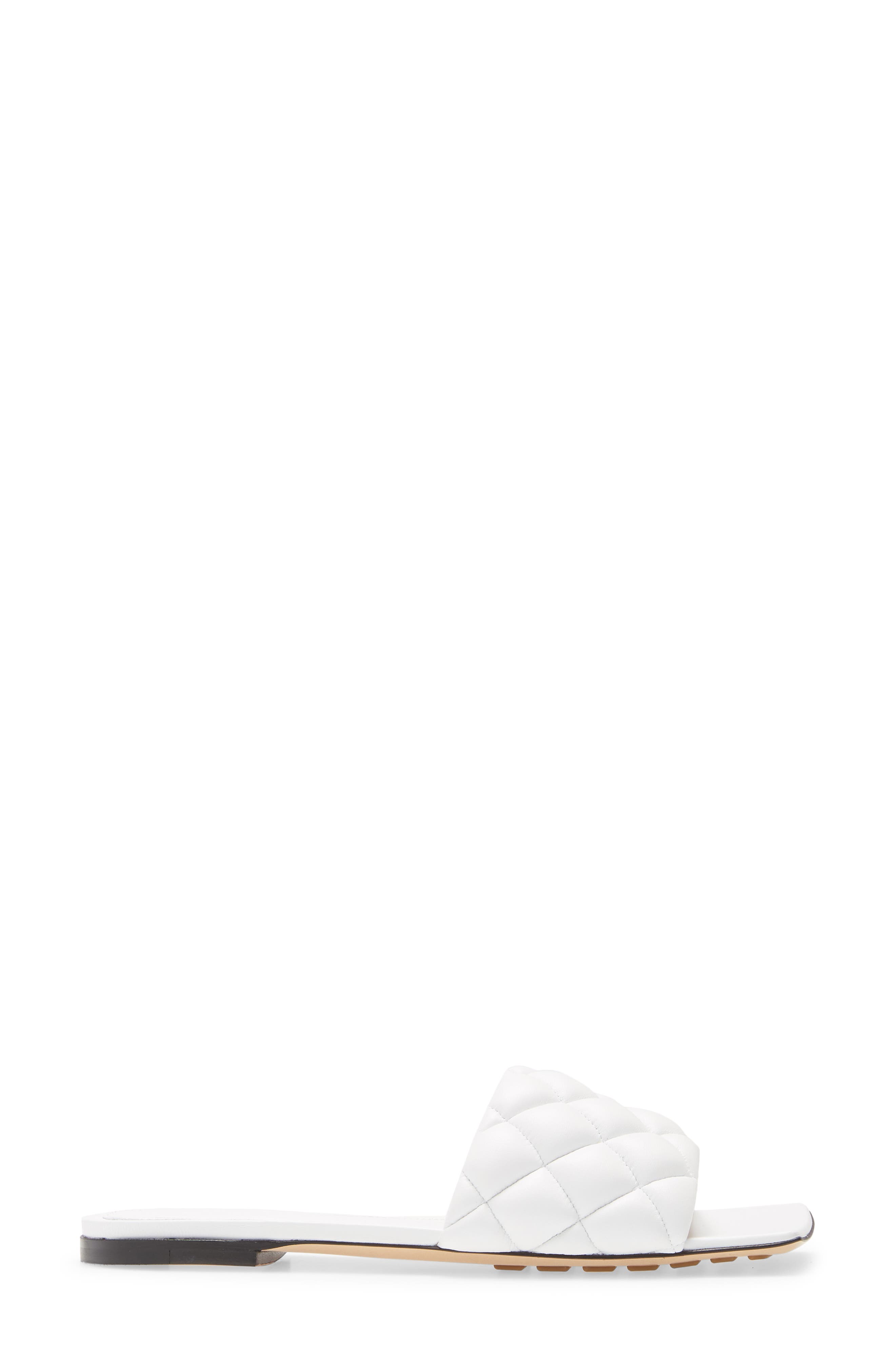 Padded Slide Sandal, Alternate, color, OPTIC WHITE