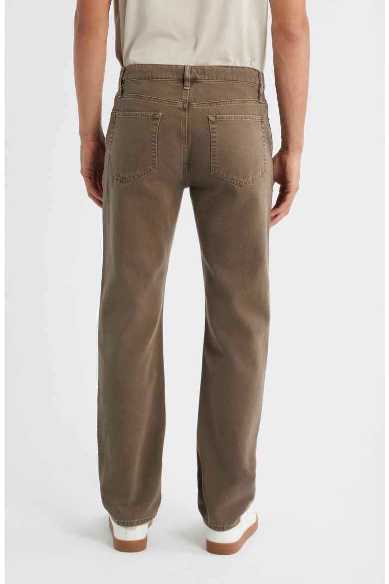 Modern Straight Leg Jeans, Alternate, color, ANTIQUE LATTE BROWN