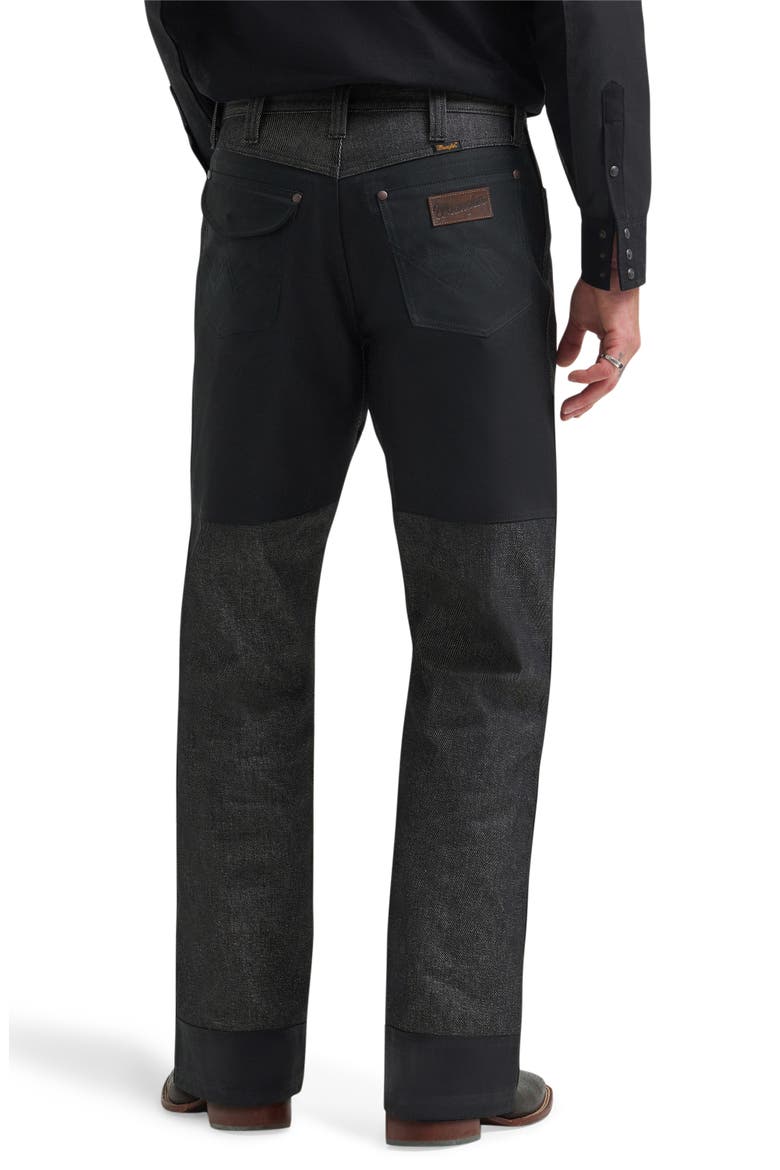 Filson x Wrangler Two Tone Western Jeans, Alternate, color, BLACK