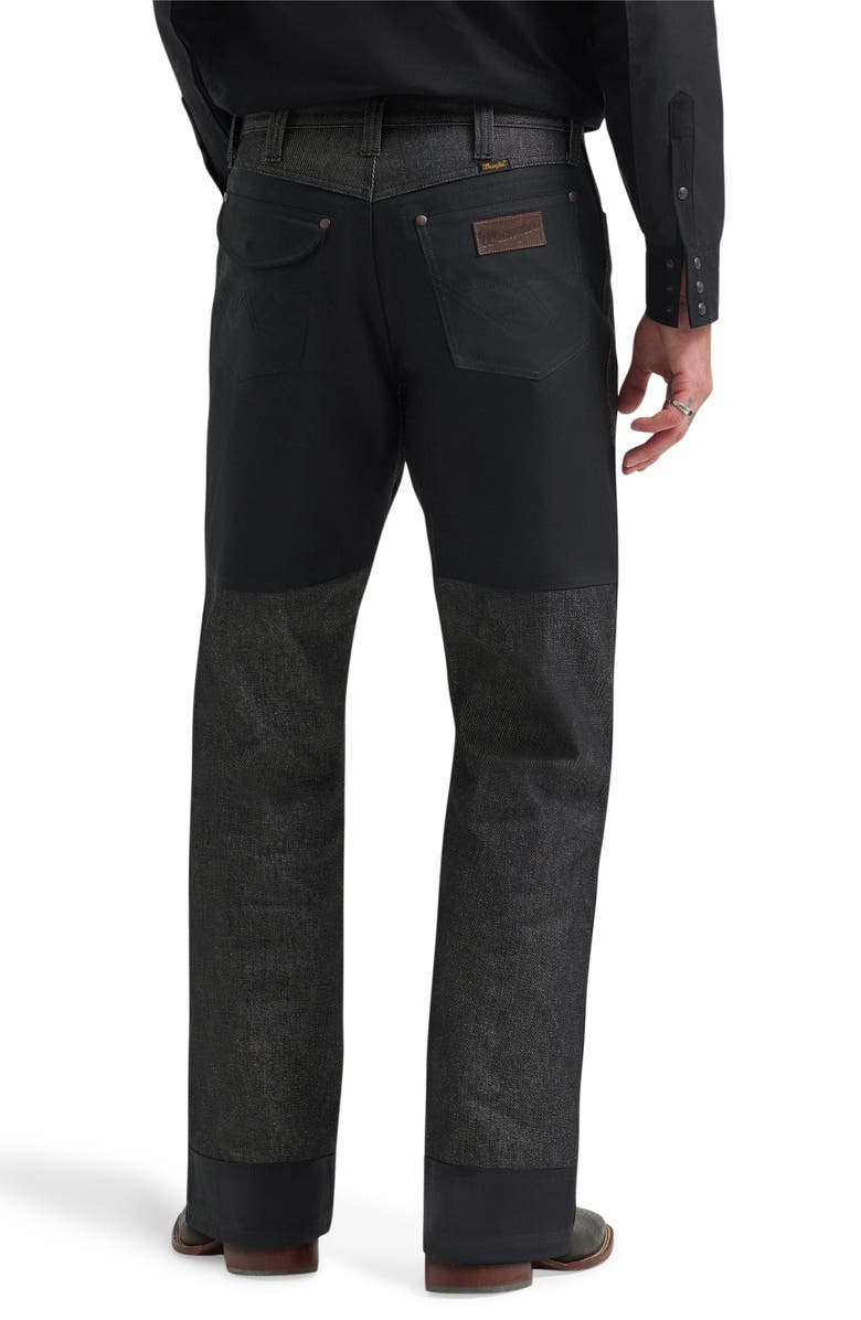 Wrangler Filson x Wrangler Two Tone Western Jeans, Alternate, color, Black
