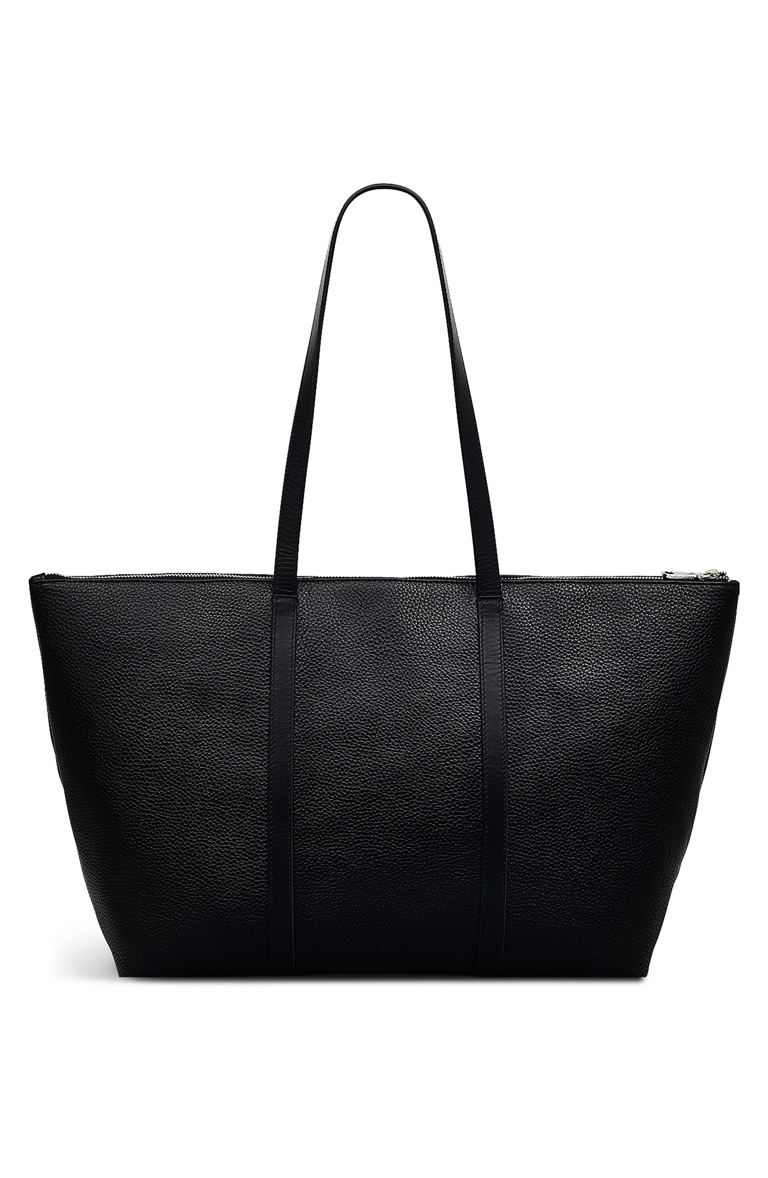 Radley Lynton Close Large Zip Top Tote, Alternate, color, Black