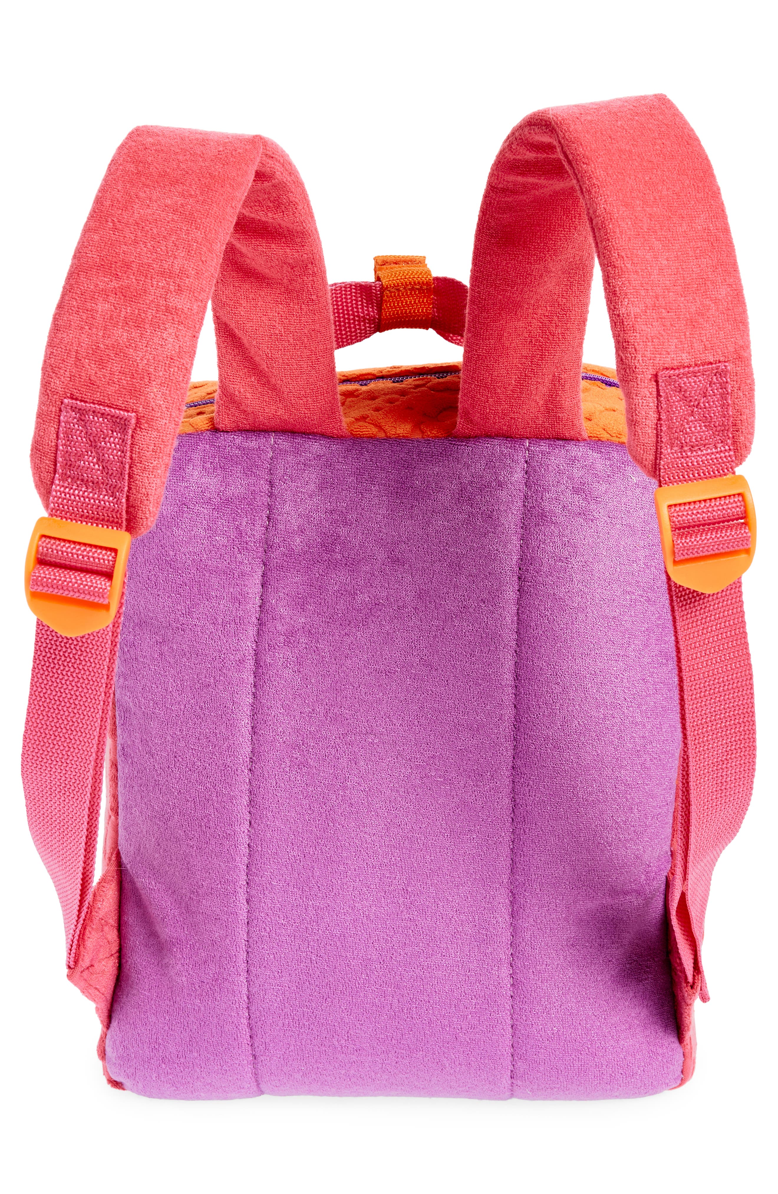 Ruby & Ry Kids' Flower Terry Cloth Backpack, Alternate, color, 