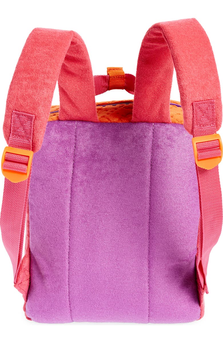 Ruby & Ry Kids' Flower Terry Cloth Backpack, Alternate, color,