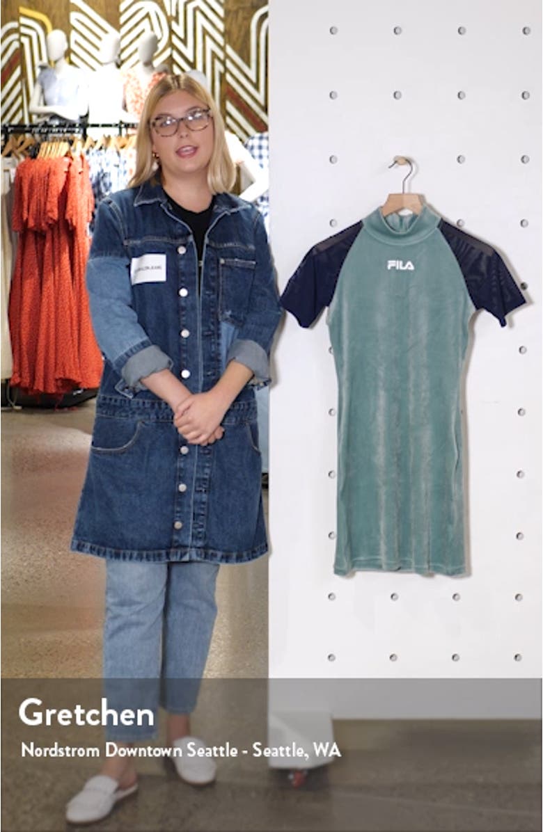 Mahggie Velour Minidress, sales video thumbnail