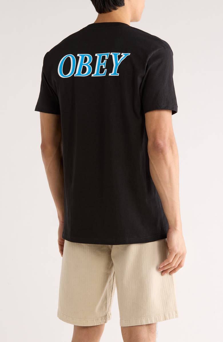 Obey Transport Graphic T-Shirt, Alternate, color, Black