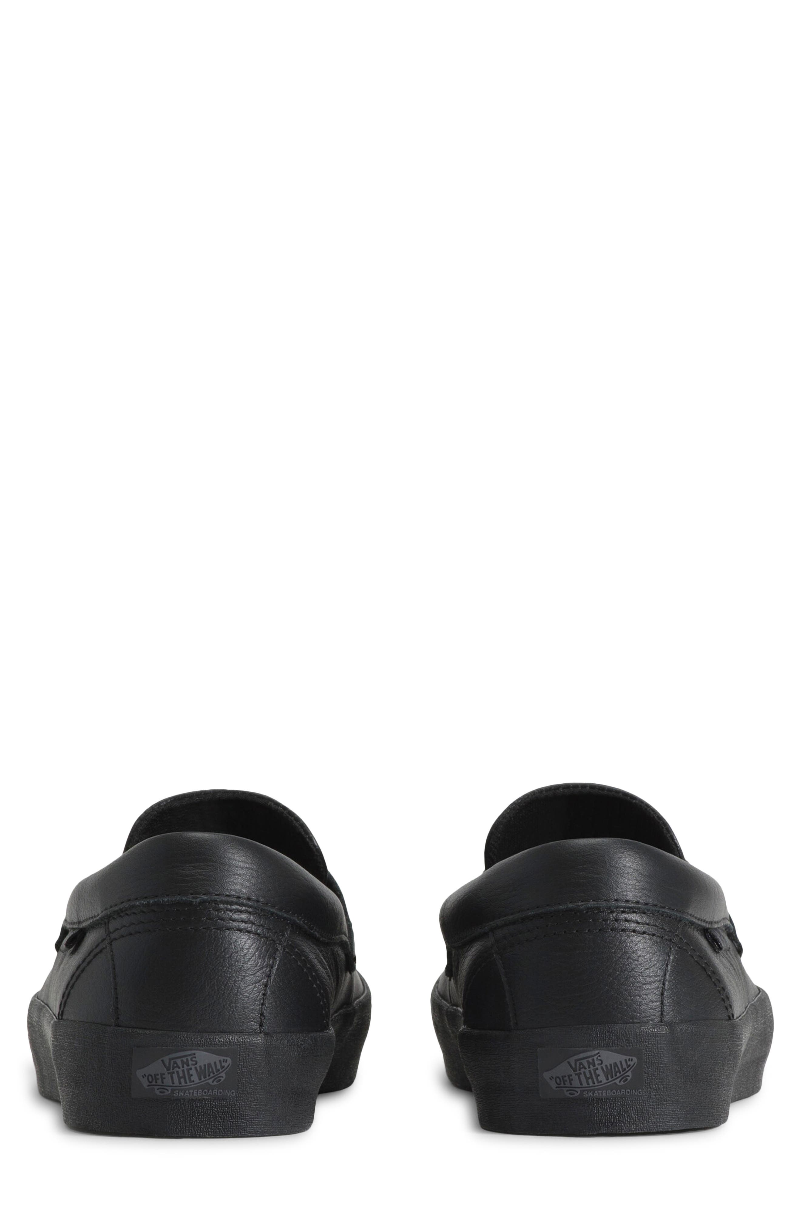 Vans Skate Loafer Sneaker, Alternate, color, Black/Black