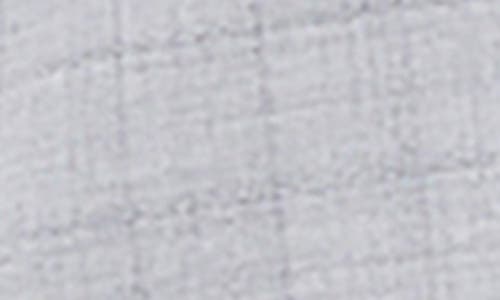 Kenneth Cole Plaid High Waist Wide Leg Pants In Gray