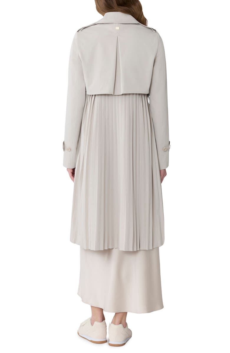Soia & Kyo Elanor Pleated Trench Coat, Alternate, color,