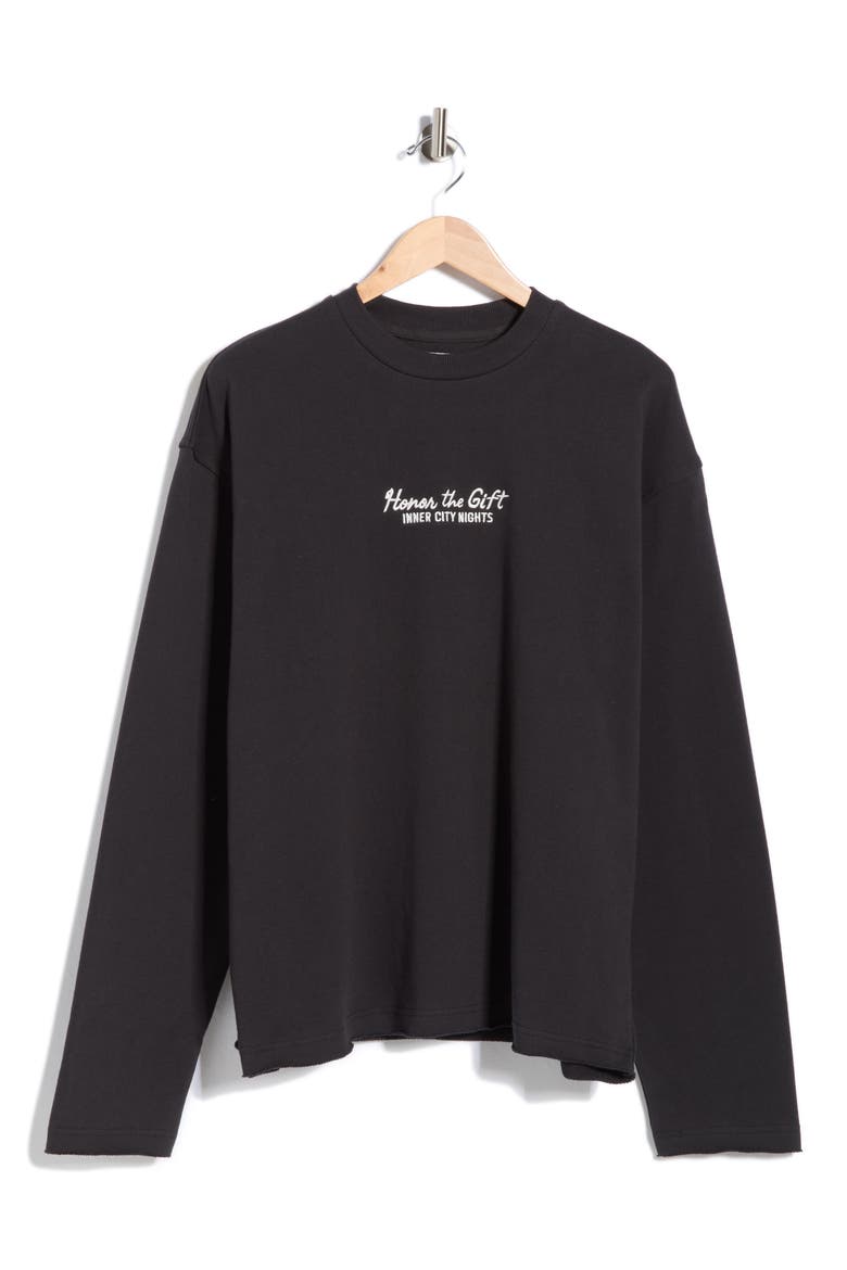 1988 Drive-In Crewneck Sweatshirt, Alternate, color, BLACK