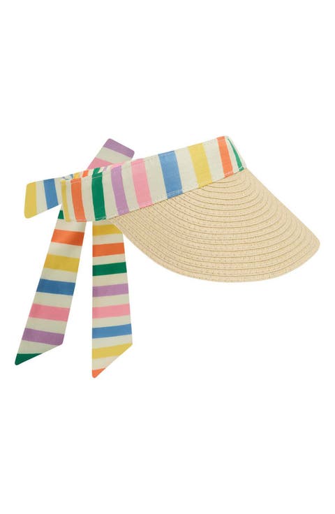Kids' Striped Visor