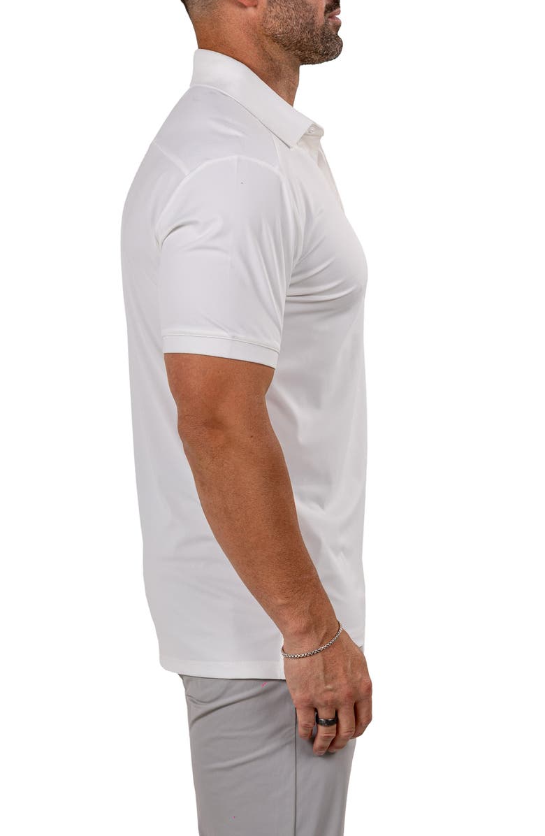 Maceoo Marthyr0019 White Golf Polo, Alternate, color, White