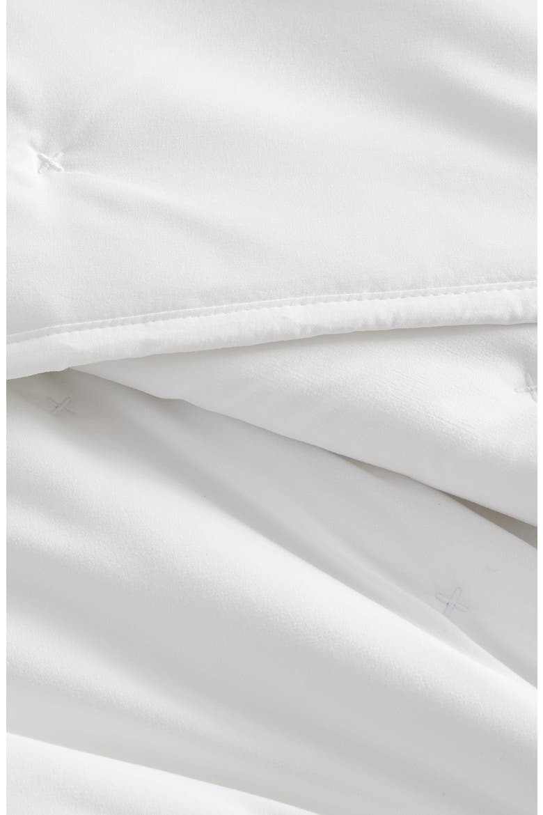 Dot Stitched Quilt Set, Alternate, color, WHITE