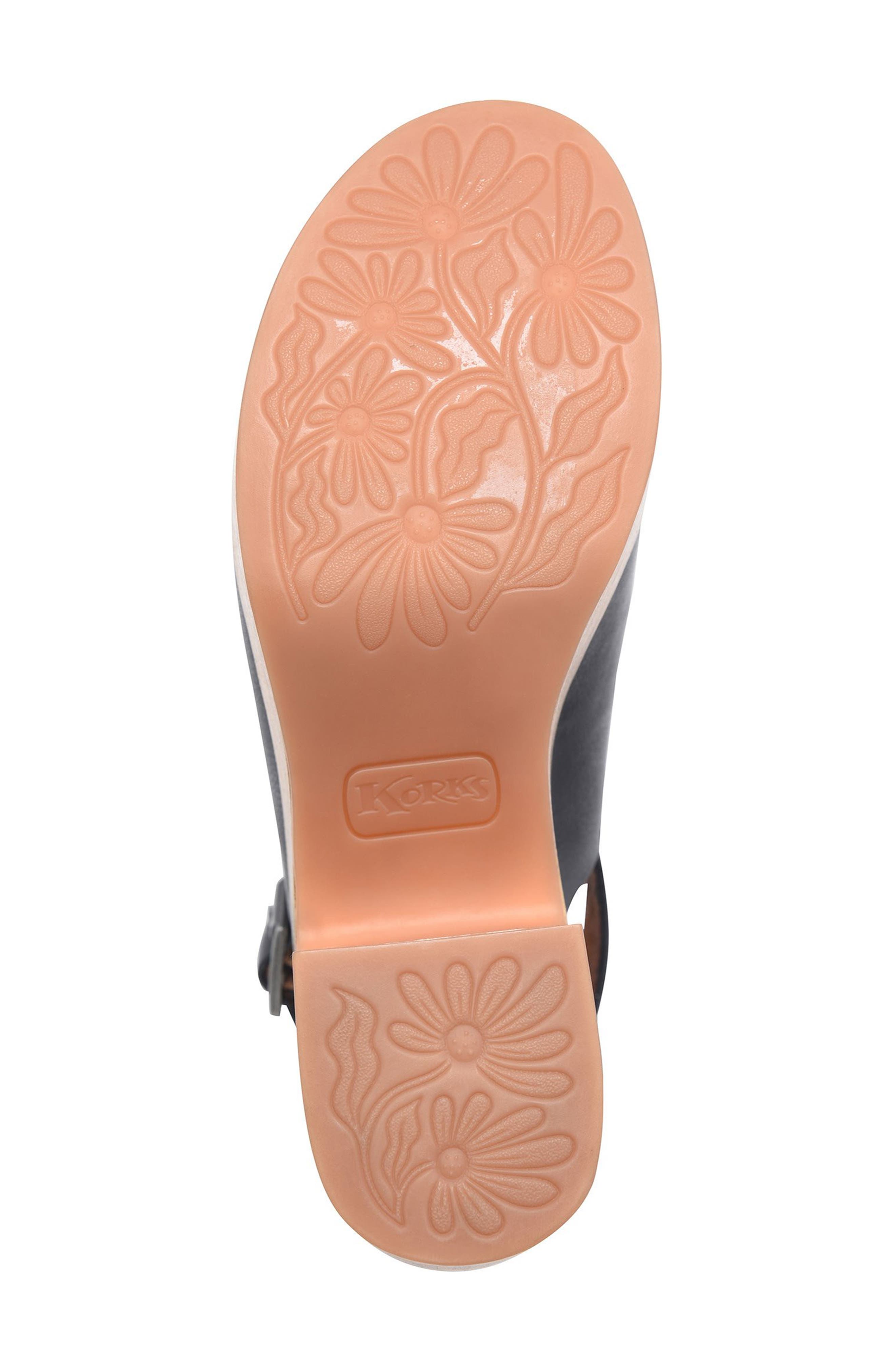 KORKS Soho Slingback Clog, Alternate, color, Black