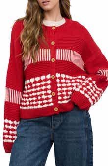 Striped Knit Cardigan