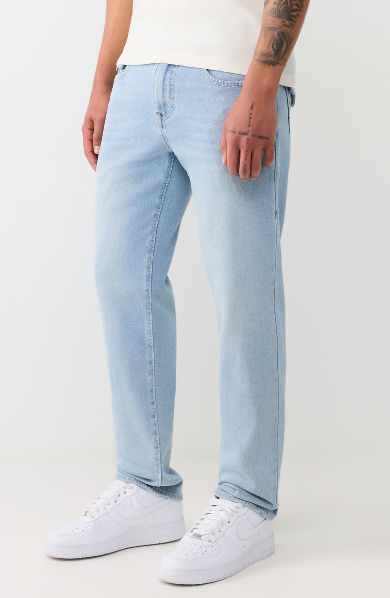 True Religion Geno Big T Flap Pocket Slim Fit Jeans, Alternate, color, 