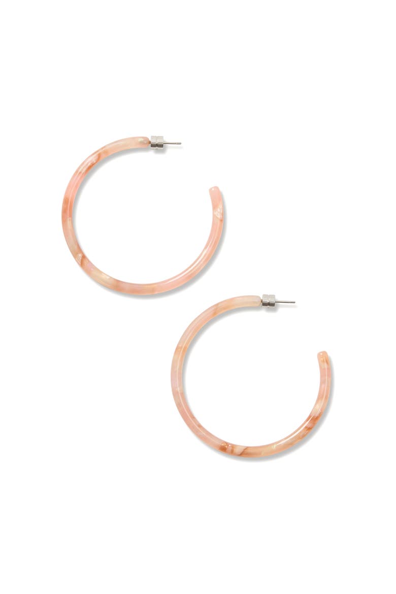 Large Hoops, Main, color, Blossom
