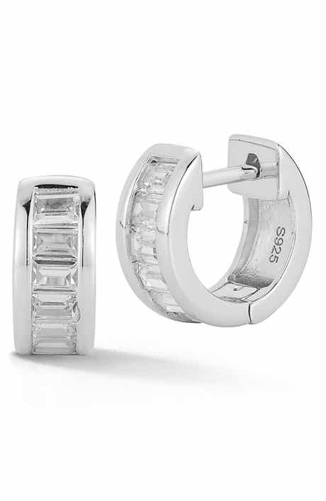 GLAZE JEWELRY Cubic Zirconia Small Hoop Earrings