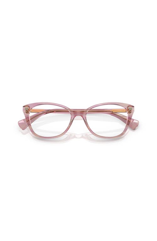 Ralph 53mm Rectangle Optical Glasses In Pink