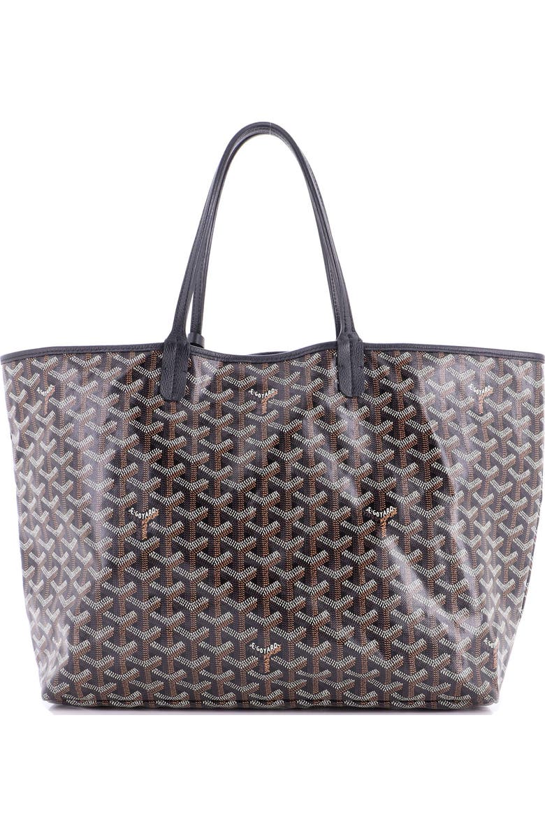 Pre-Owned Goyard Saint Louis Tote Coated Canvas PM, Alternate, color, Black