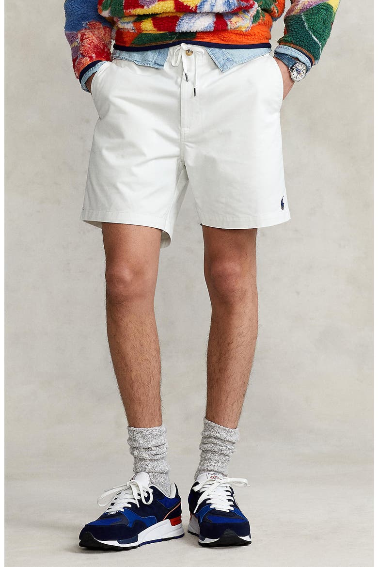 Prepster Stretch Cotton Twill Chino Shorts, Alternate, color, DECKWASH WHITE