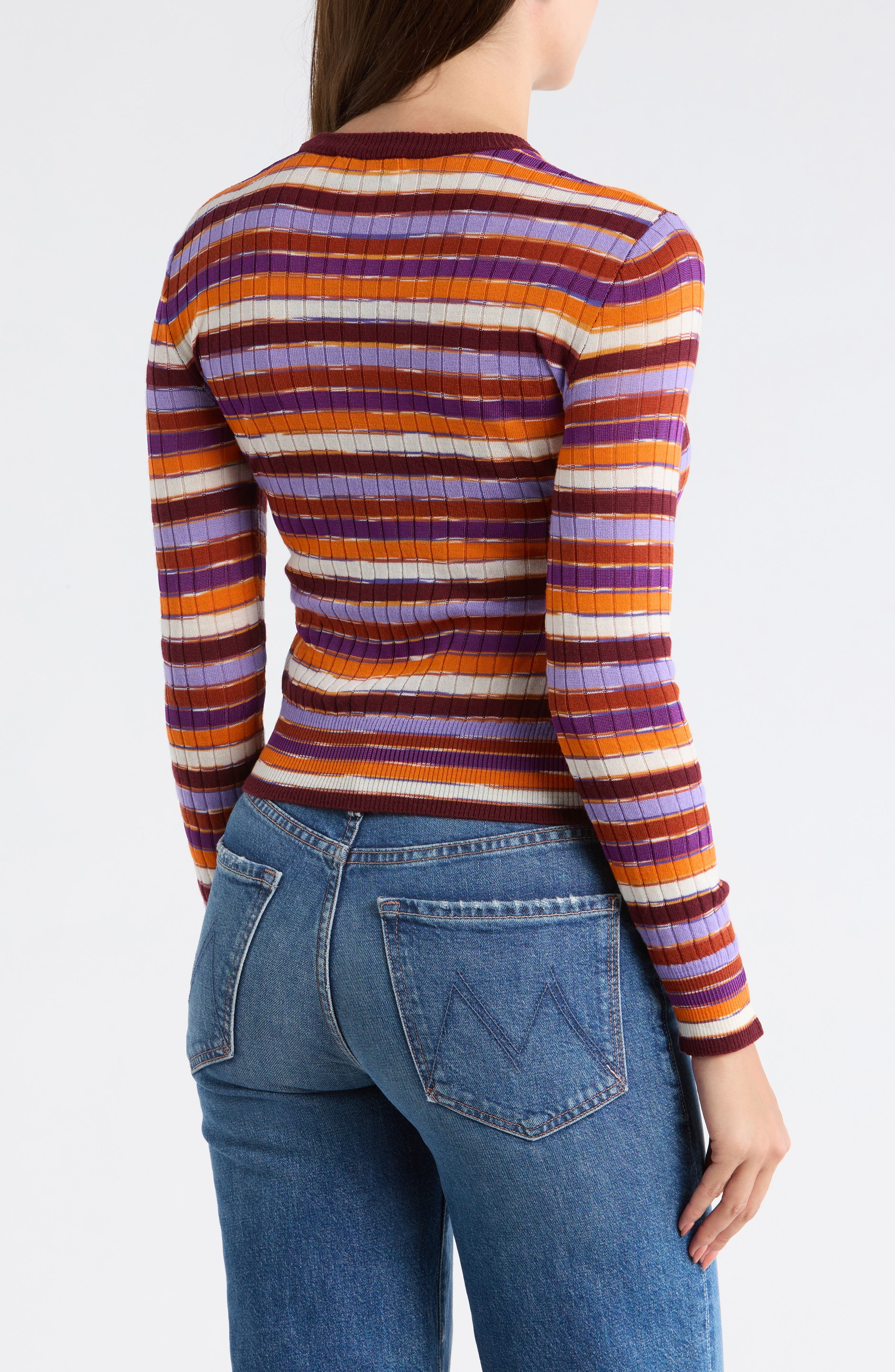 Slim Stripe Sweater - image 2
