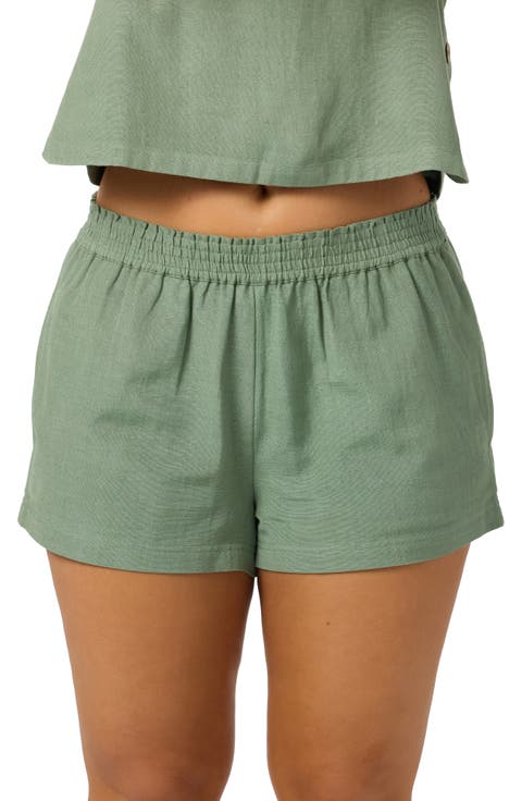 Sanders Smocked Waist Shorts