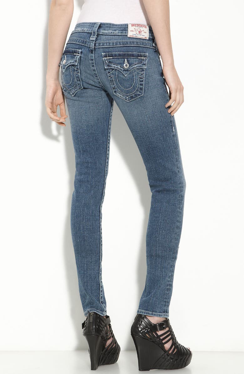 True Religion Brand Jeans 'Julie Disco Fever' Skinny Stretch Jeans, Main, color, 