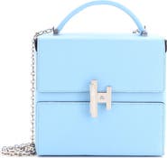 Pre-Owned Hermes Cinhetic Top Handle Bag Chevre Mysore