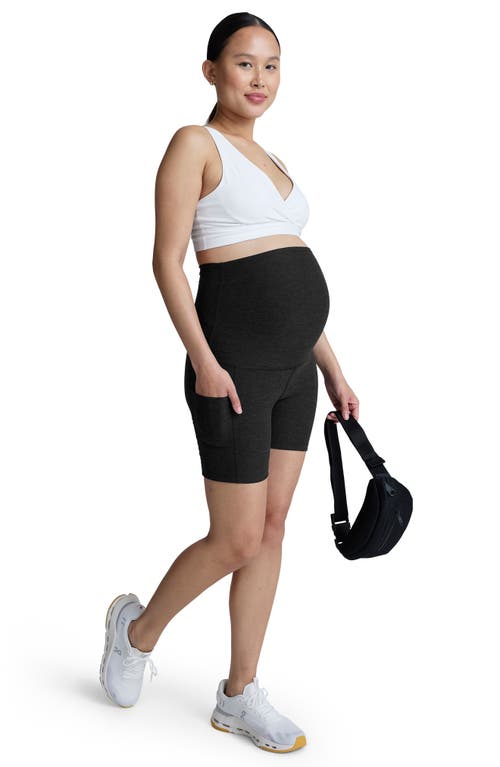 BEYOND YOGA BEYOND YOGA KEEP PACE MATERNITY POCKET BIKE SHORTS
