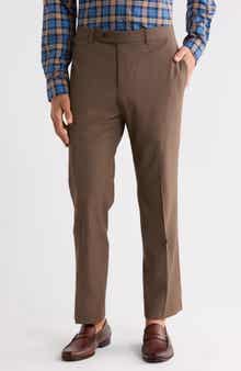 Classic Fit Water Repellent Wool Blend Trousers