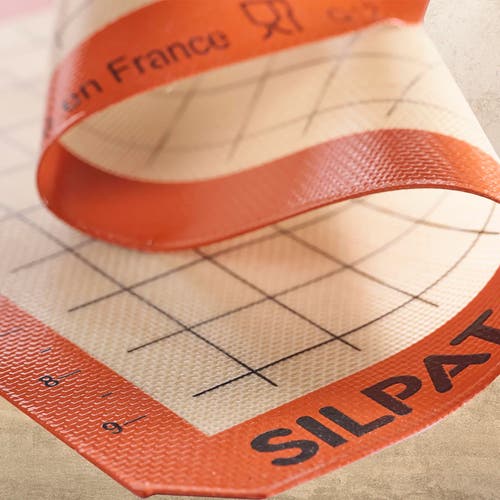 Silpat Premium Non-stick Half Sheet Size Silicone Gridded Baking Mat, 11-5/8 X 16-1/2 In Brown