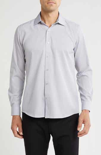 DYLAN PARK Slim Fit Performance Stretch Button-Down Shirt
