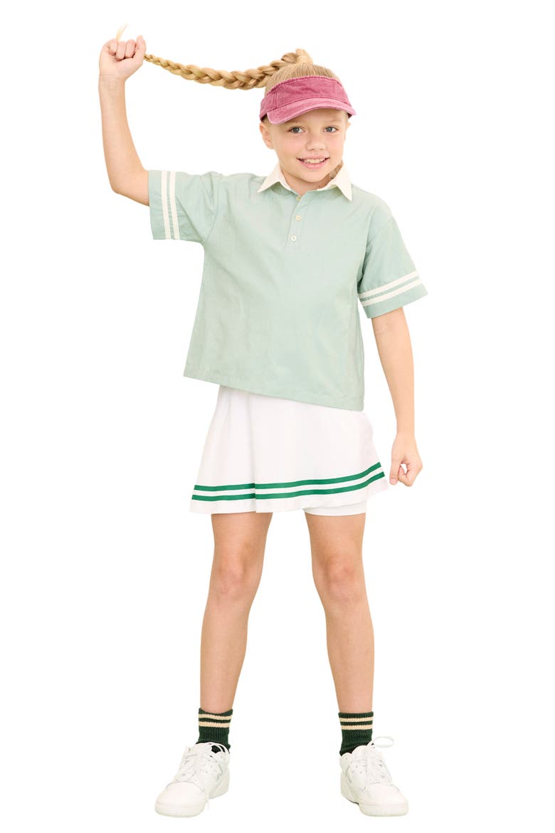 Kids' Performance Play Skort, Alternate, color, WHITE
