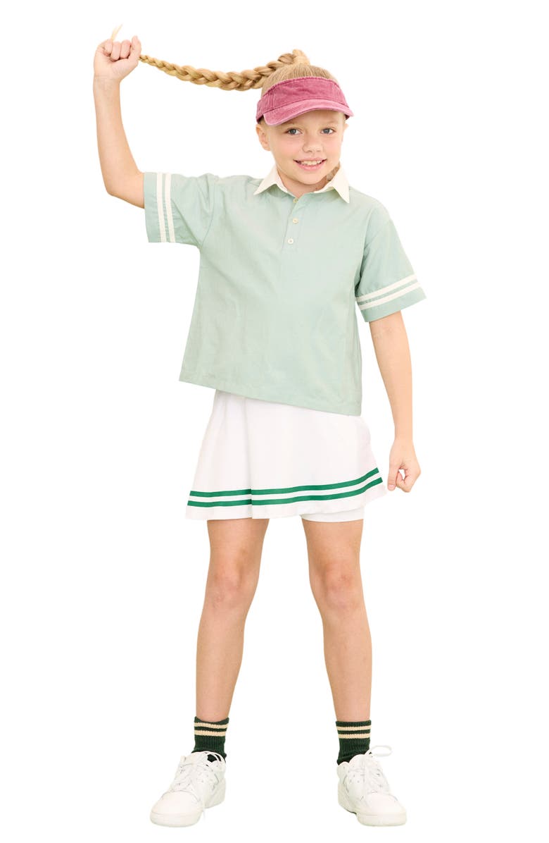 The Sunday Collective Kids' Performance Play Skort, Alternate, color, White