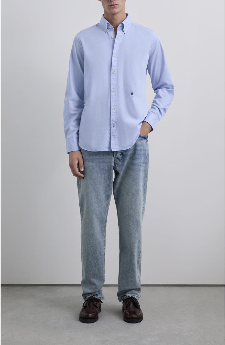 Scalpers Breda Bd Shirt, Alternate, color, Skyblue