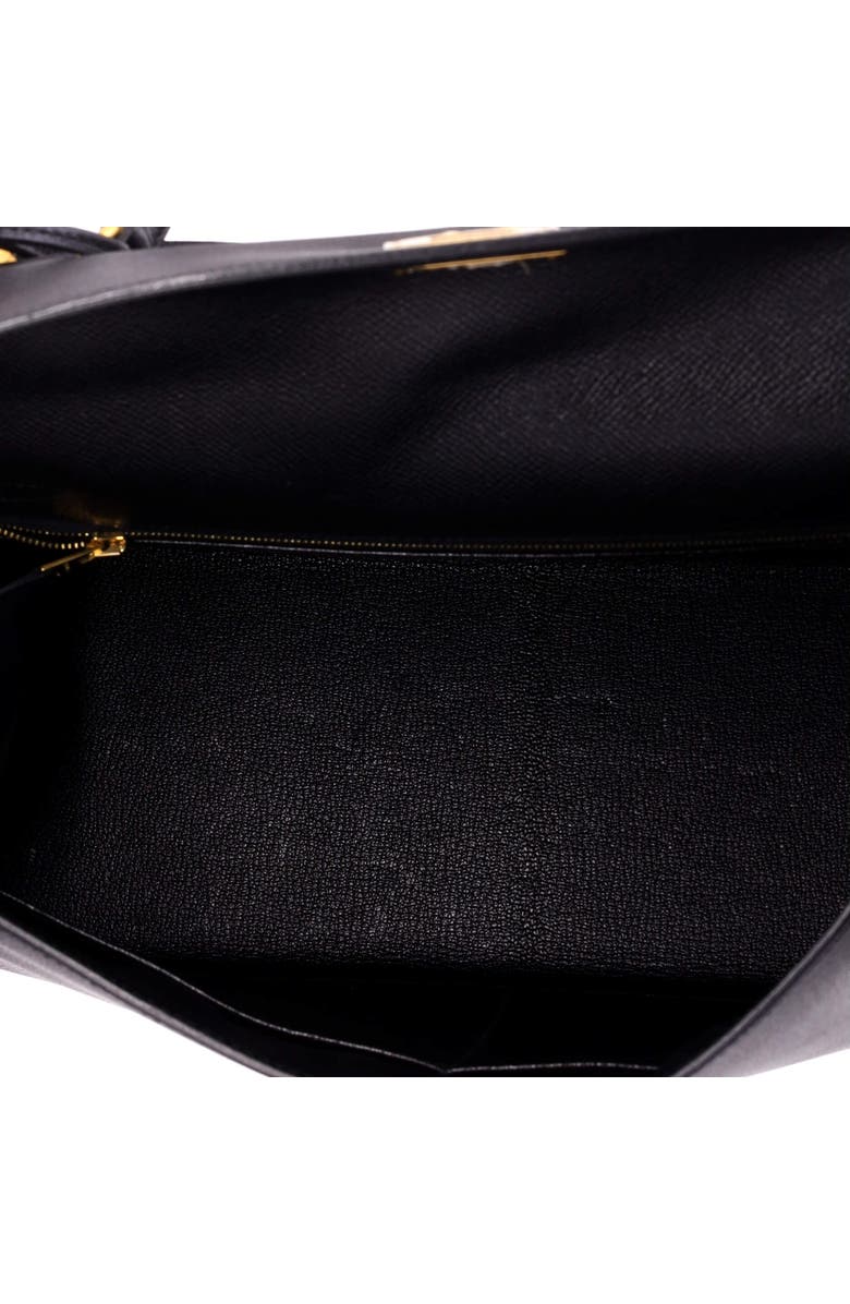 Pre-Owned Hermes Kelly Handbag Black Epsom with Gold Hardware 32, Alternate, color, Noir