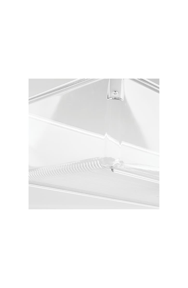 iDesign Plastic Dresser Drawer Organizer for Bedroom - Set of 3 - Clear, Alternate, color, Clear