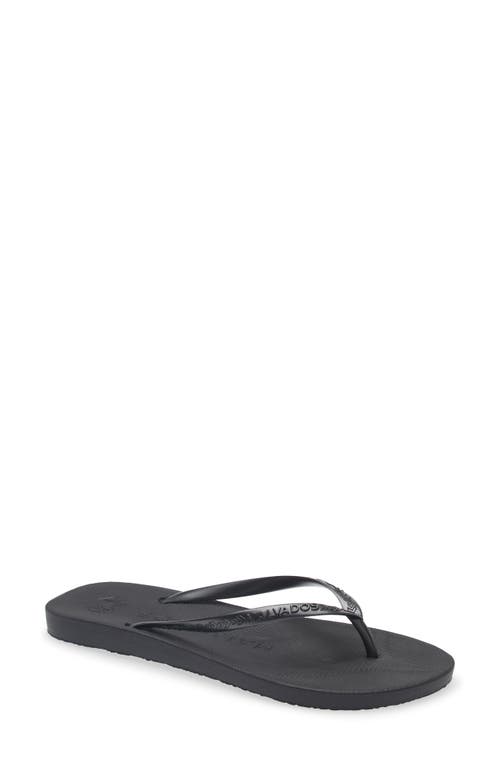 Malvados Playa Flip Flop in Onyx at Nordstrom, Size 9