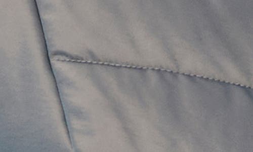 Bernardo Chevron Quilted Puffer Coat In Smoke