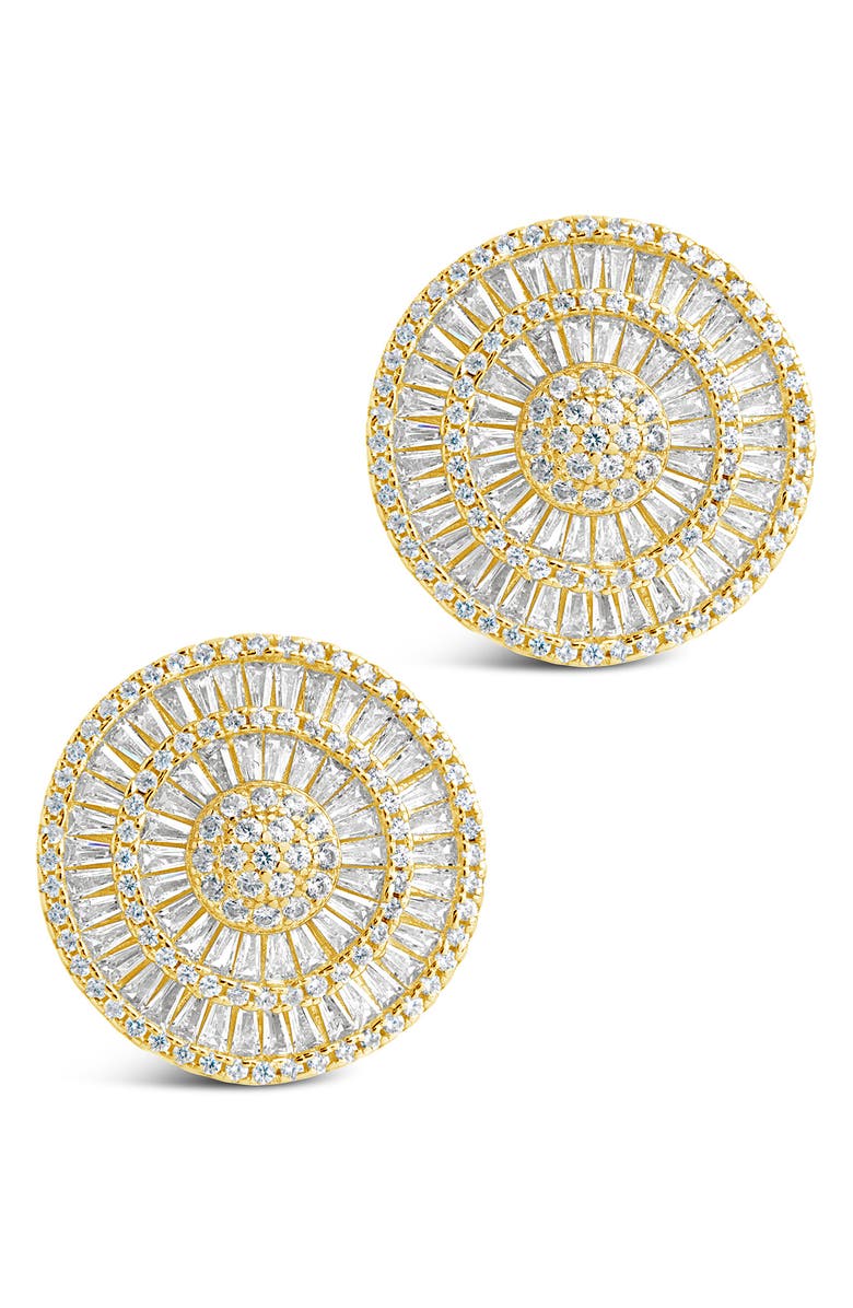 Sterling Forever Sandy CZ Stud Earrings, Alternate, color,