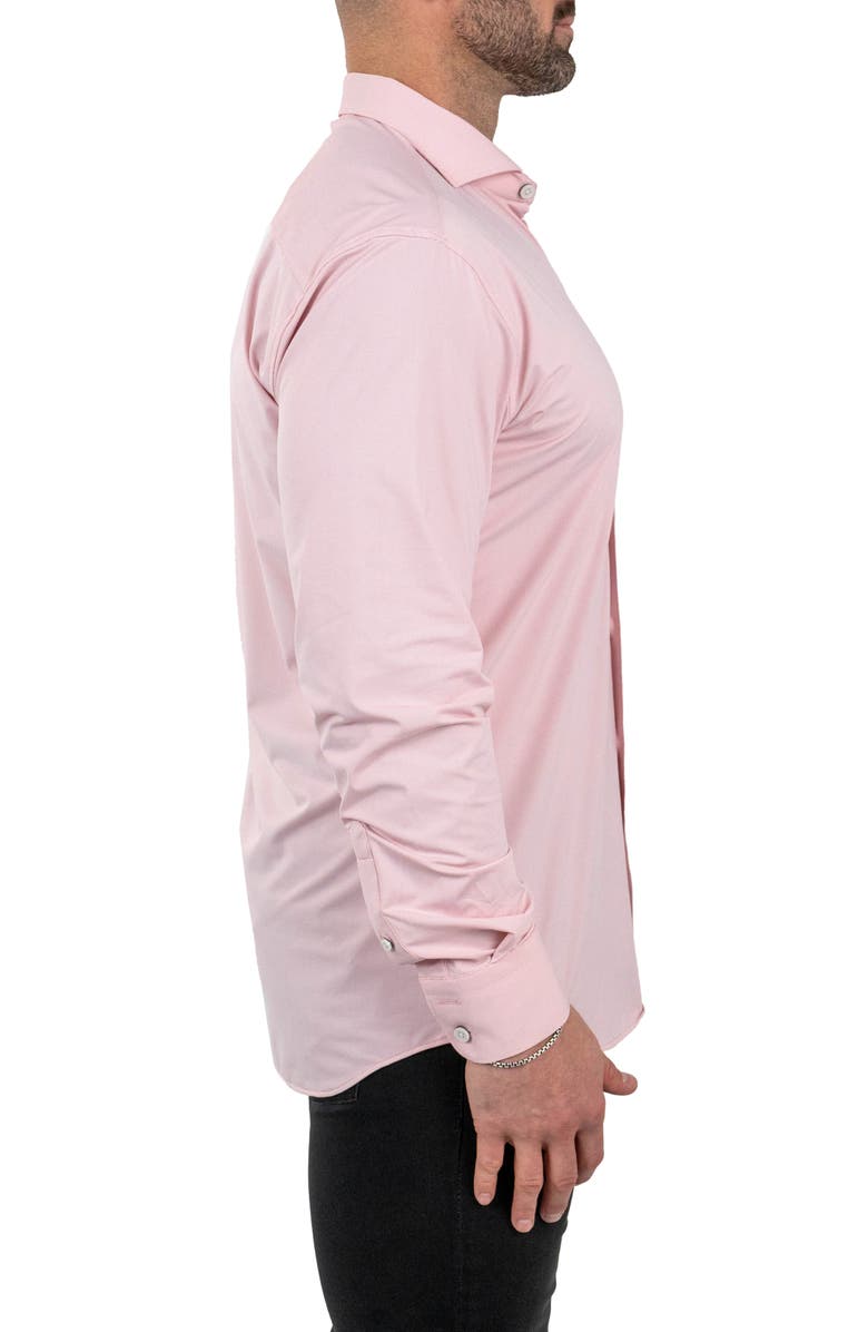 Maceoo Einstein Stretchblotter Red Button-Up Shirt, Alternate, color, Red