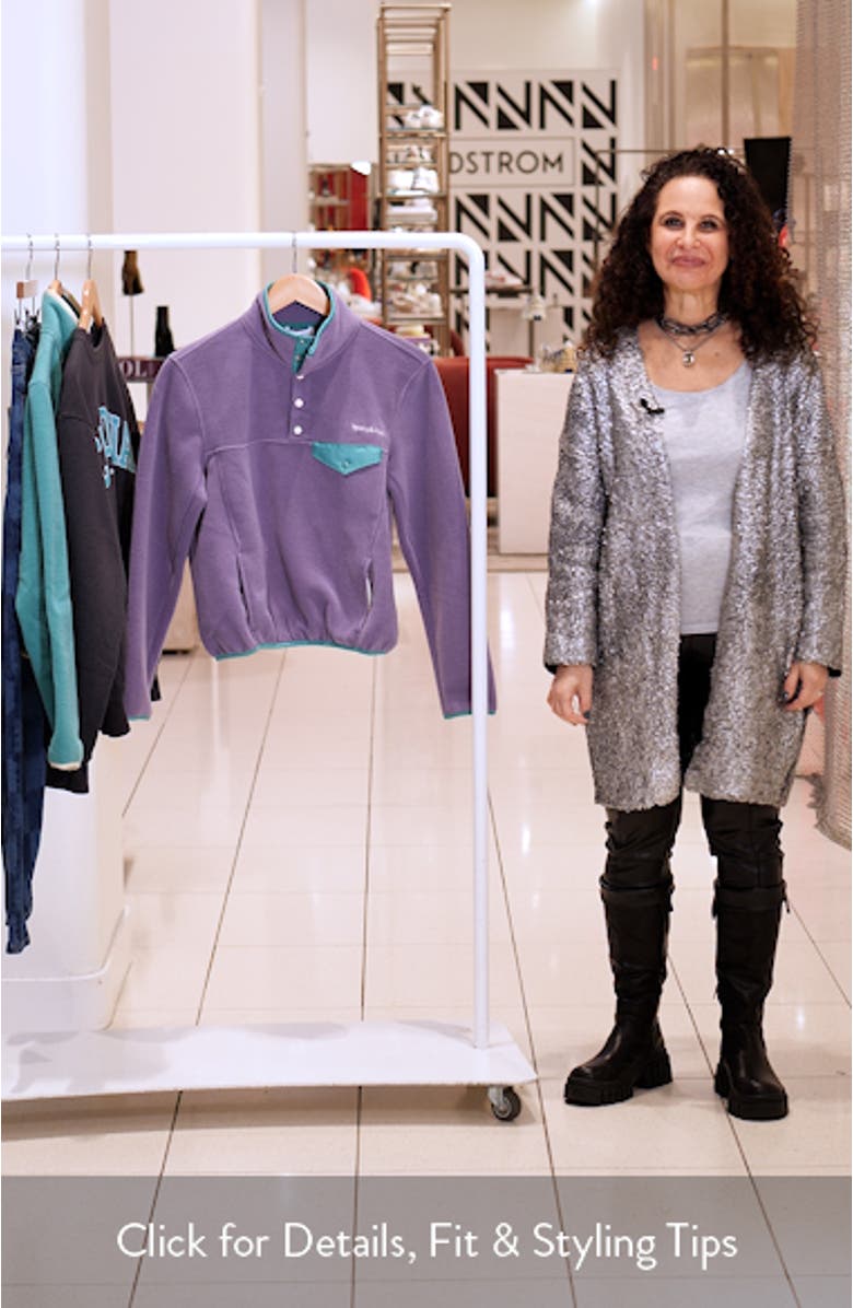 Serif Logo Polar Fleece Sweatshirt, sales video thumbnail