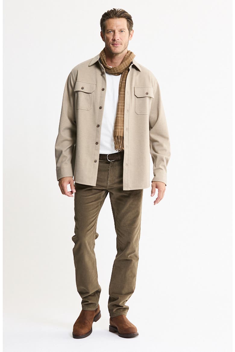Brushed Twill Shirt Jacket, Alternate, color, TAUPE