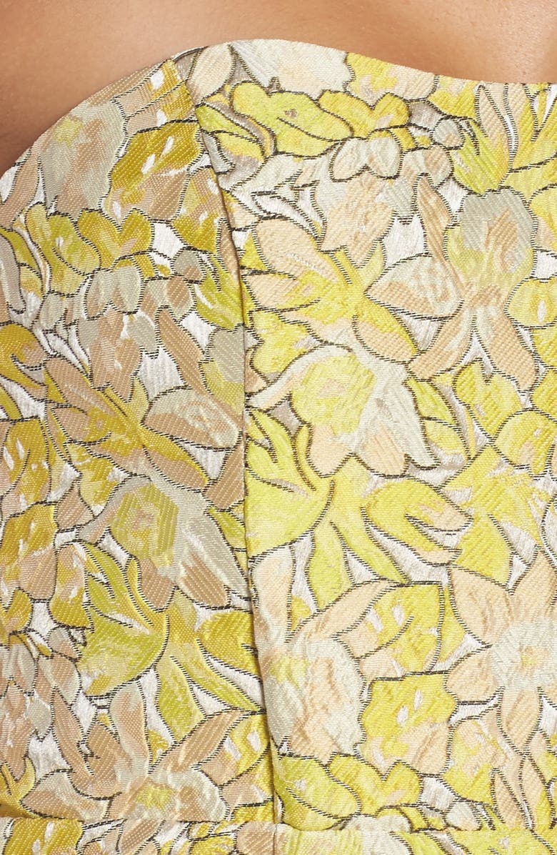 BB DAKOTA OCCASION Gretta Strapless Jacquard Sheath Dress, Alternate, color, 