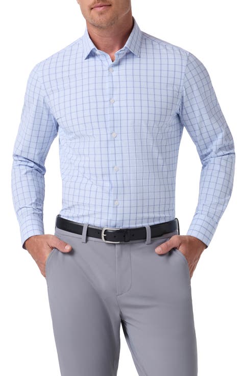 Leeward Performance Plaid Dress Shirt