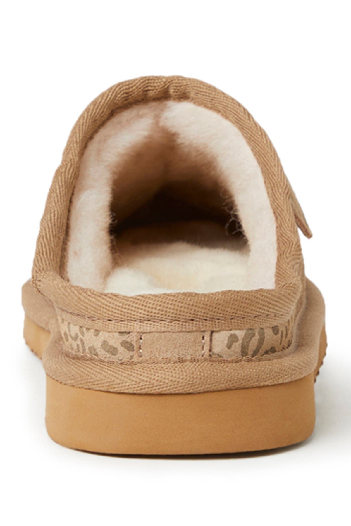 Kids' Fireside Dempsey Genuine Shearling Clog Slipper, Alternate, color, LEOPARD