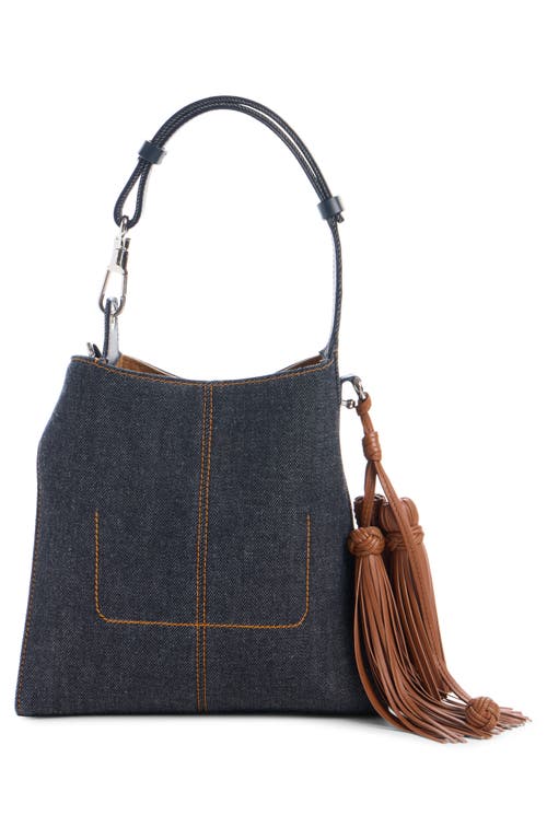 Givenchy Mini Day Denim Hobo Bag In Blue