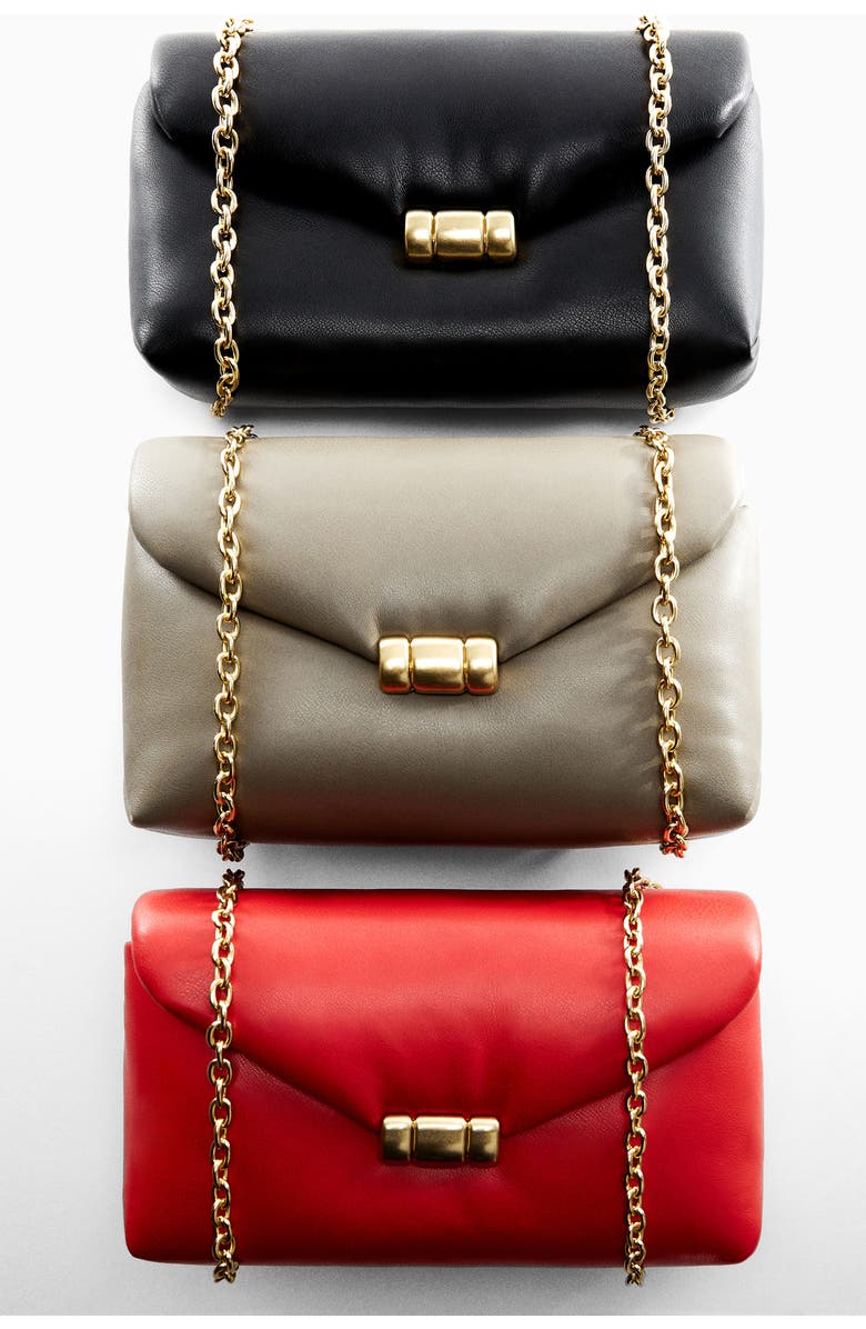 MANGO Envelope Faux Leather Crossbody Bag, Alternate, color,