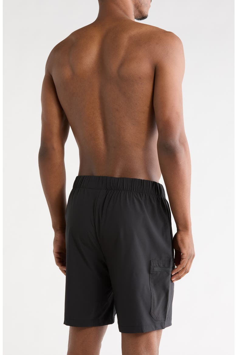 Outlander Cargo Walk Shorts, Alternate, color, BLACK